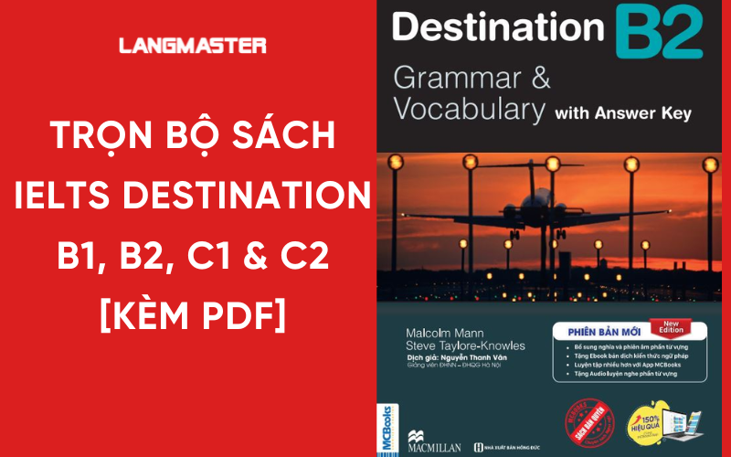Trọn bộ sách IELTS Destination B1, B2, C1 & C2 [Kèm PDF]